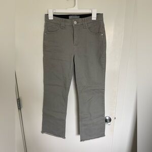 Wit & Wisdom Olive-Taupe Straight Leg Women's Jeans